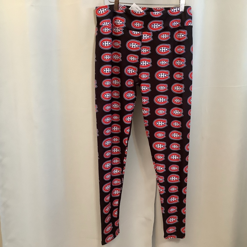 Luv21 Leggings Women’s 2-10, 12-20 and 3X-5X Montreal Canadiens Pattern